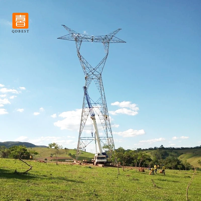 Electric Transmission Angle Steel Tower
