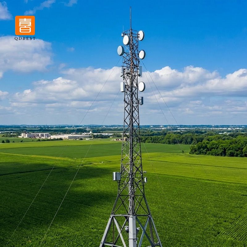 Self-supporting Telecommunication Guyed Wire Steel Lattice Tower